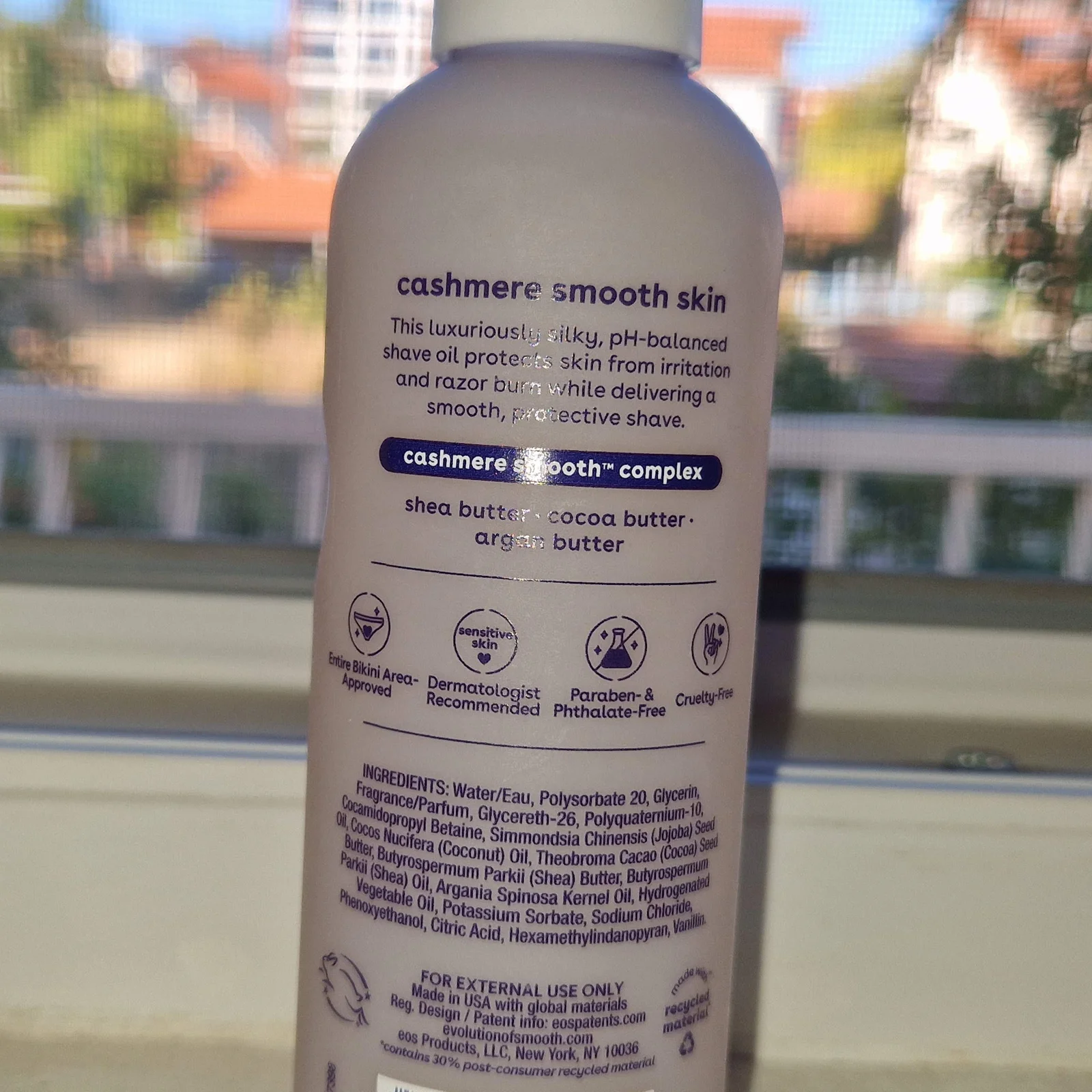 EOS Shea Better ulje za brijanje Vanilla Cashmere (177ml)