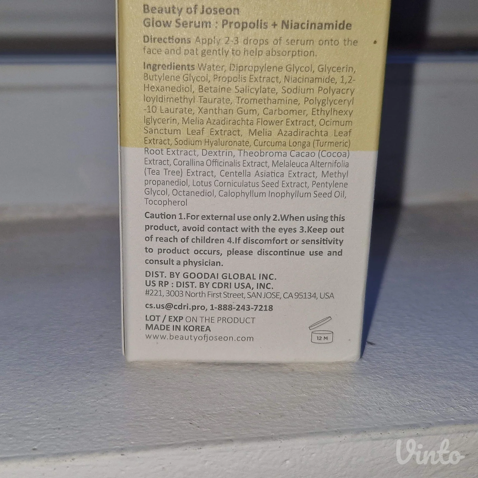 Beauty of Joseon Glow serum Propolis + Niacinamid (30ml)