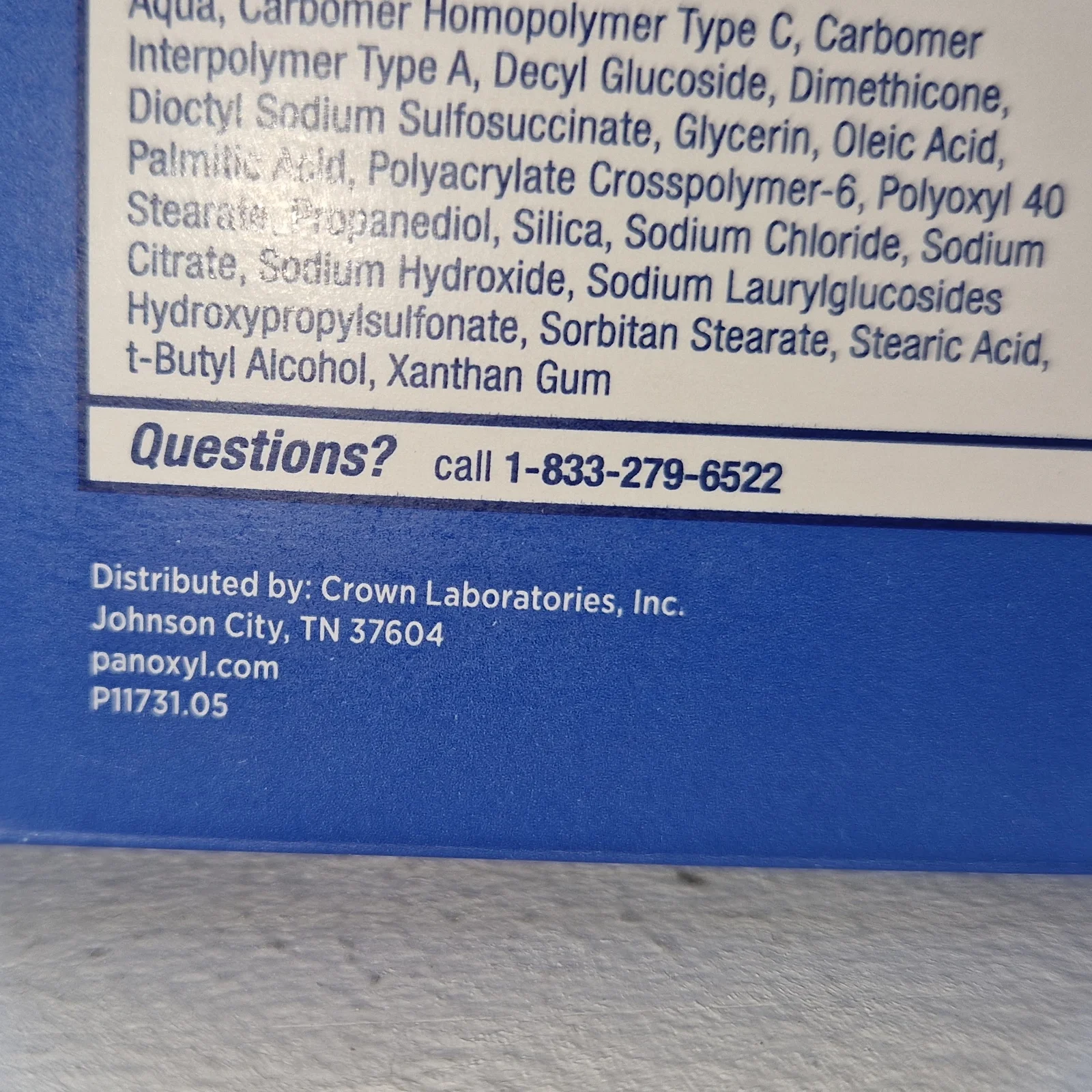 PanOxyl pena za pranje lica i tela protiv akni 10% (156g)