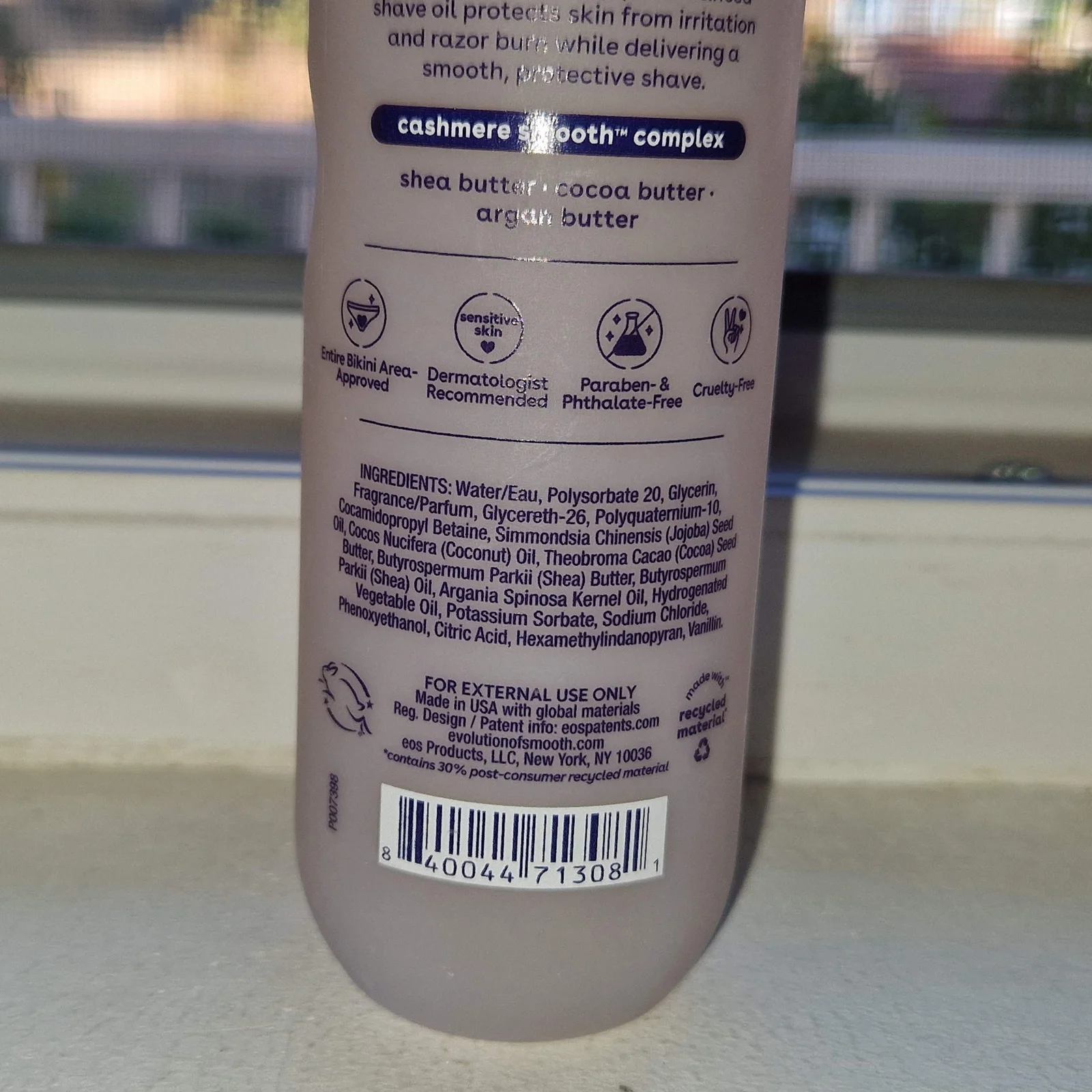 EOS Shea Better ulje za brijanje Vanilla Cashmere (177ml)