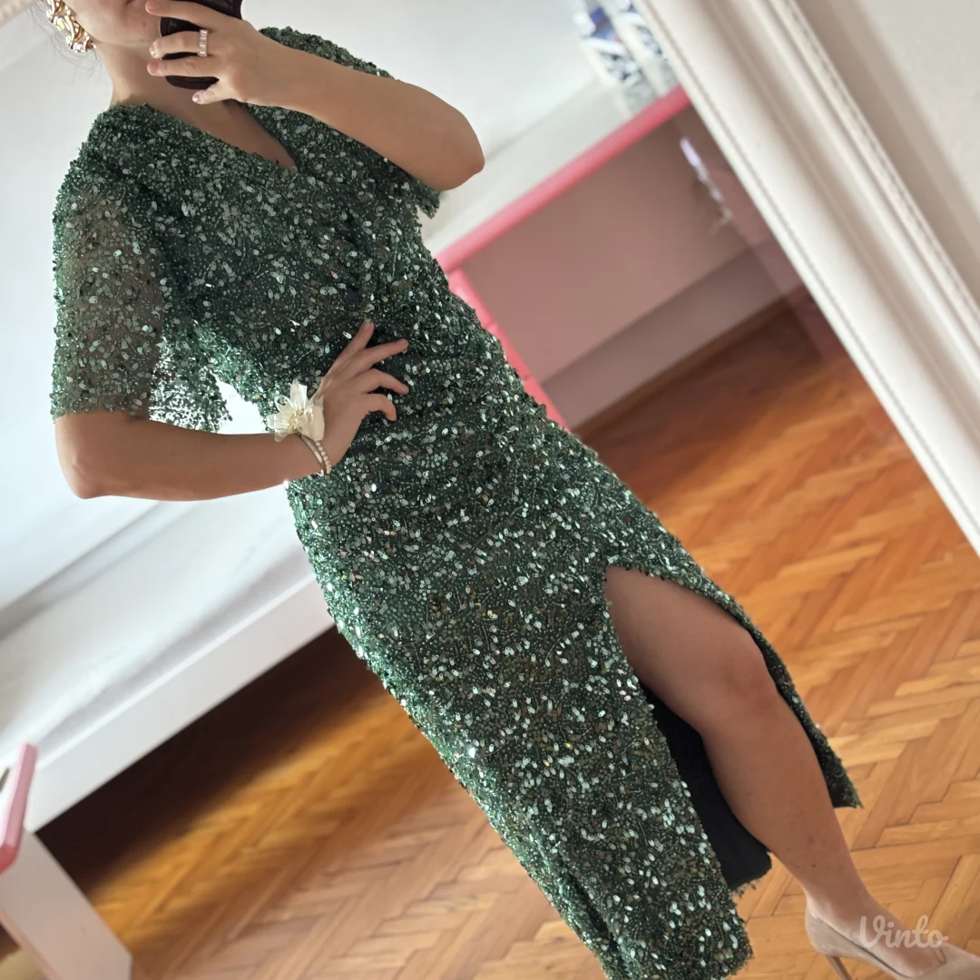 Svecana haljina sa sljokicama