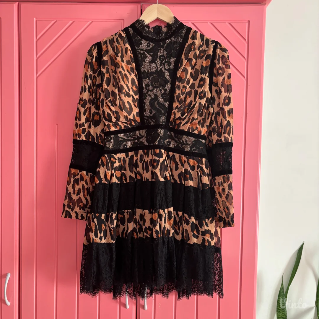 Leopard print haljina