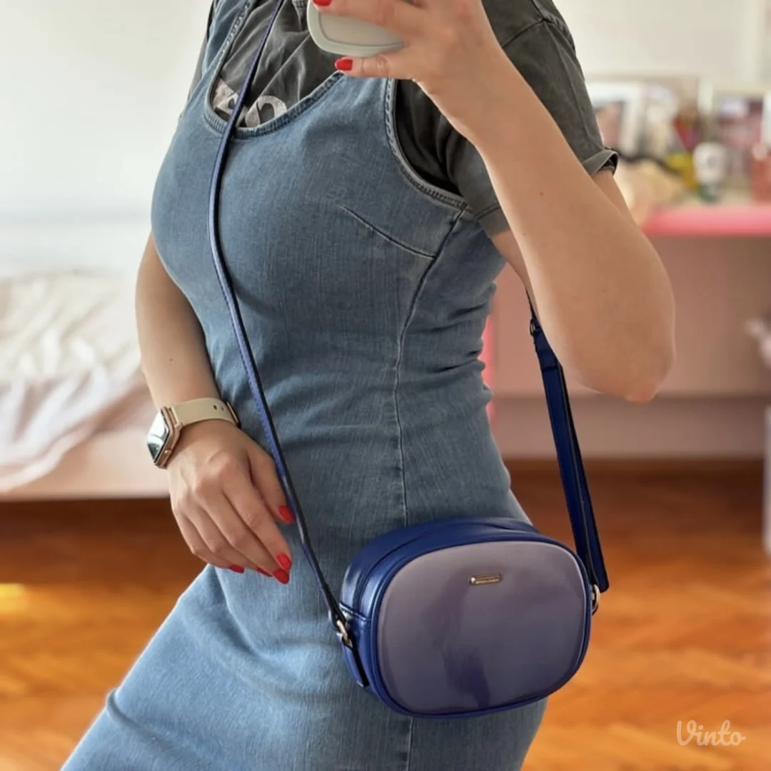 David Jones plava torbica