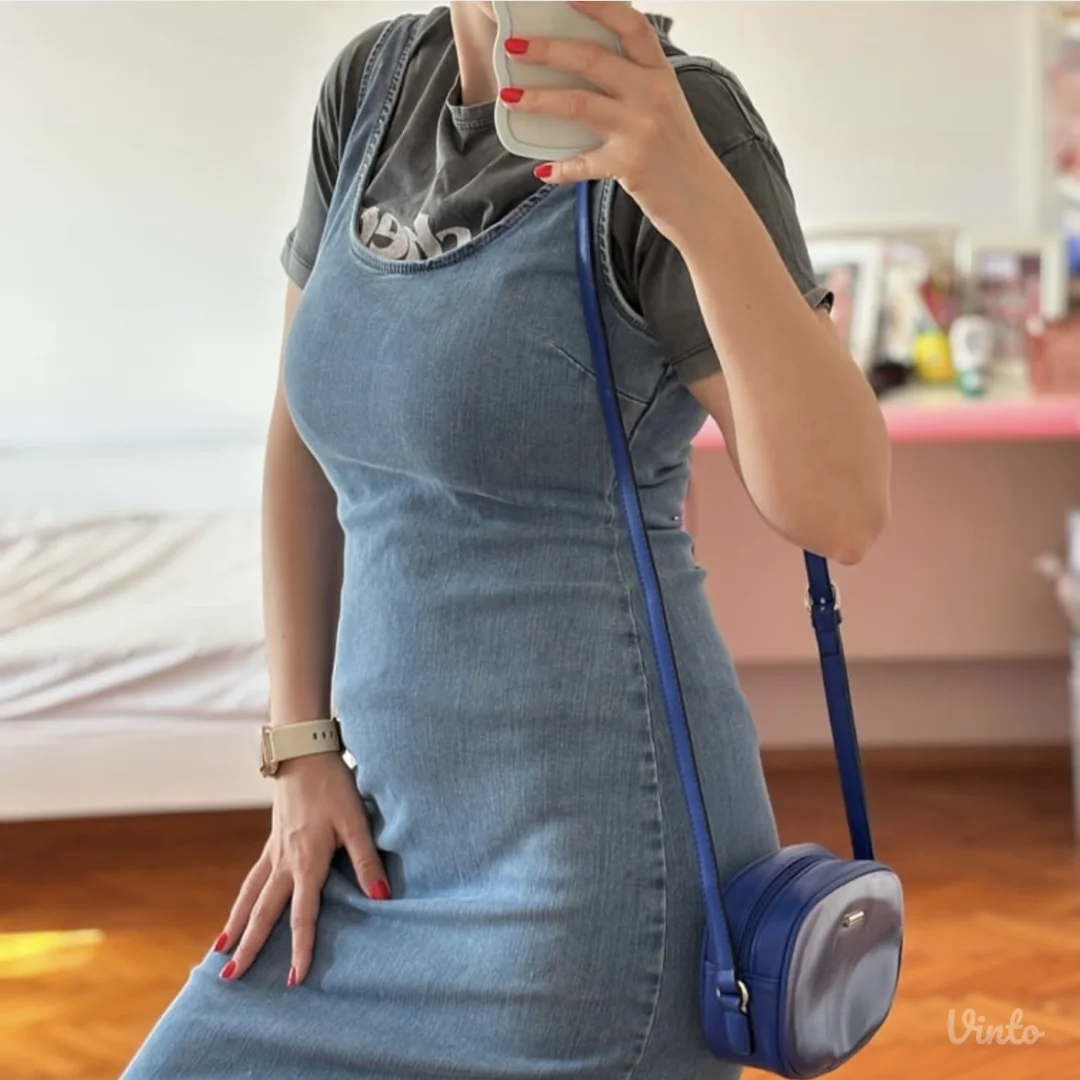 David Jones plava torbica