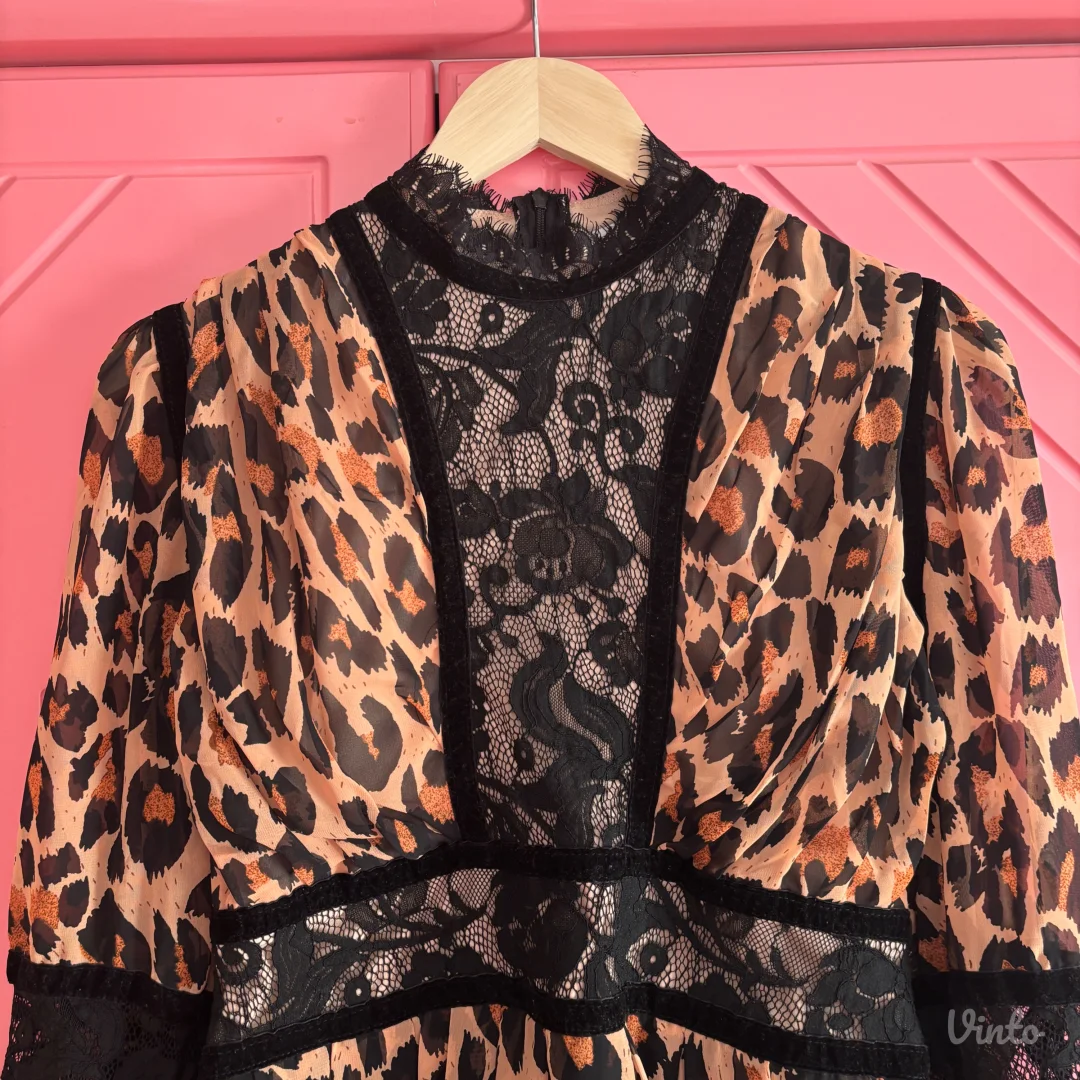 Leopard print haljina