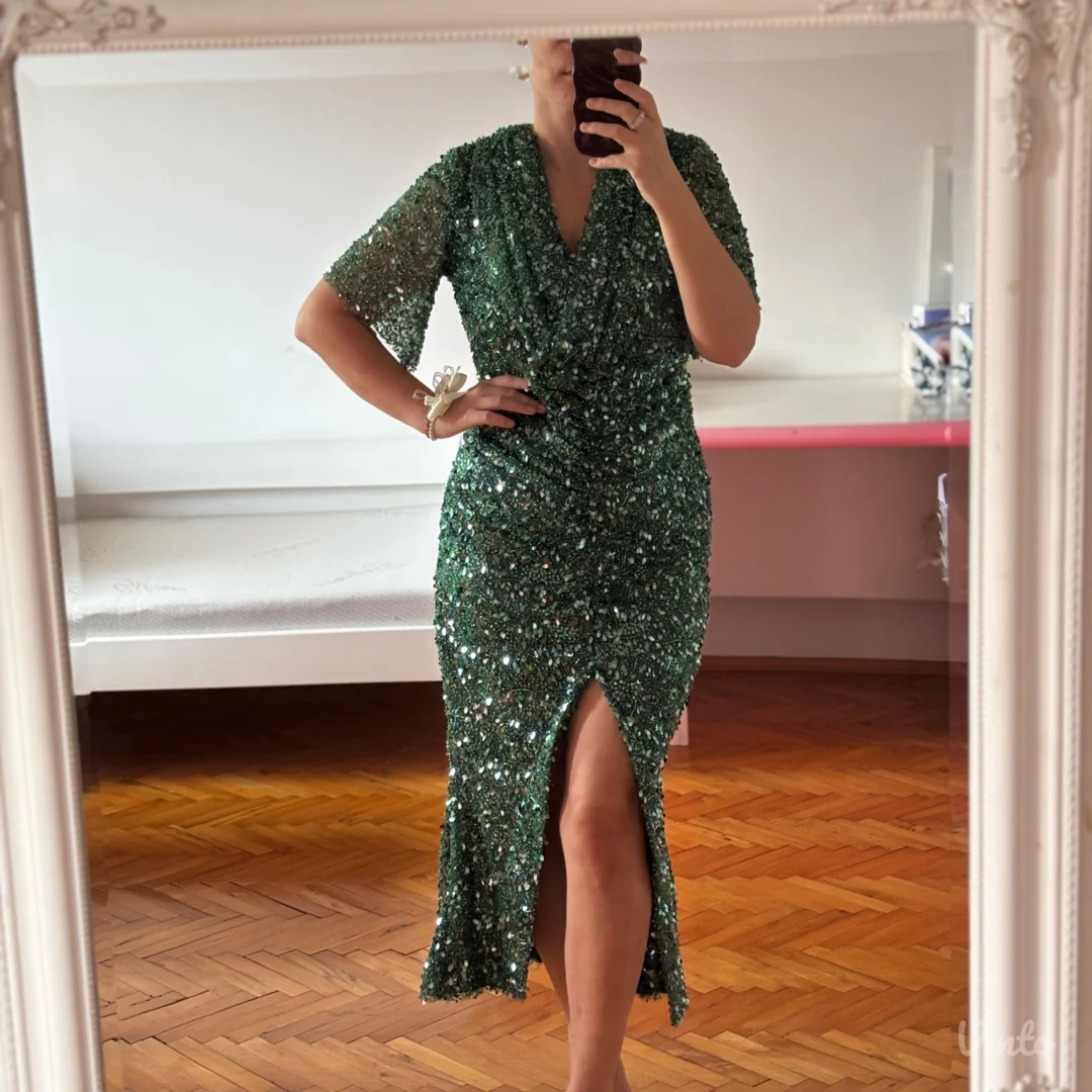 Svecana haljina sa sljokicama