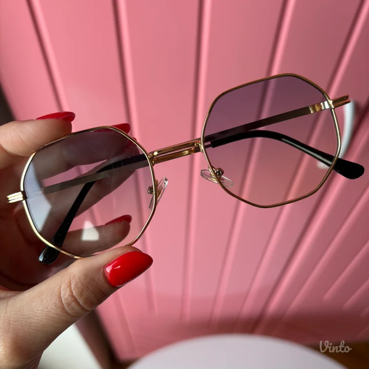 Nove ombre naocare plavo zlatne