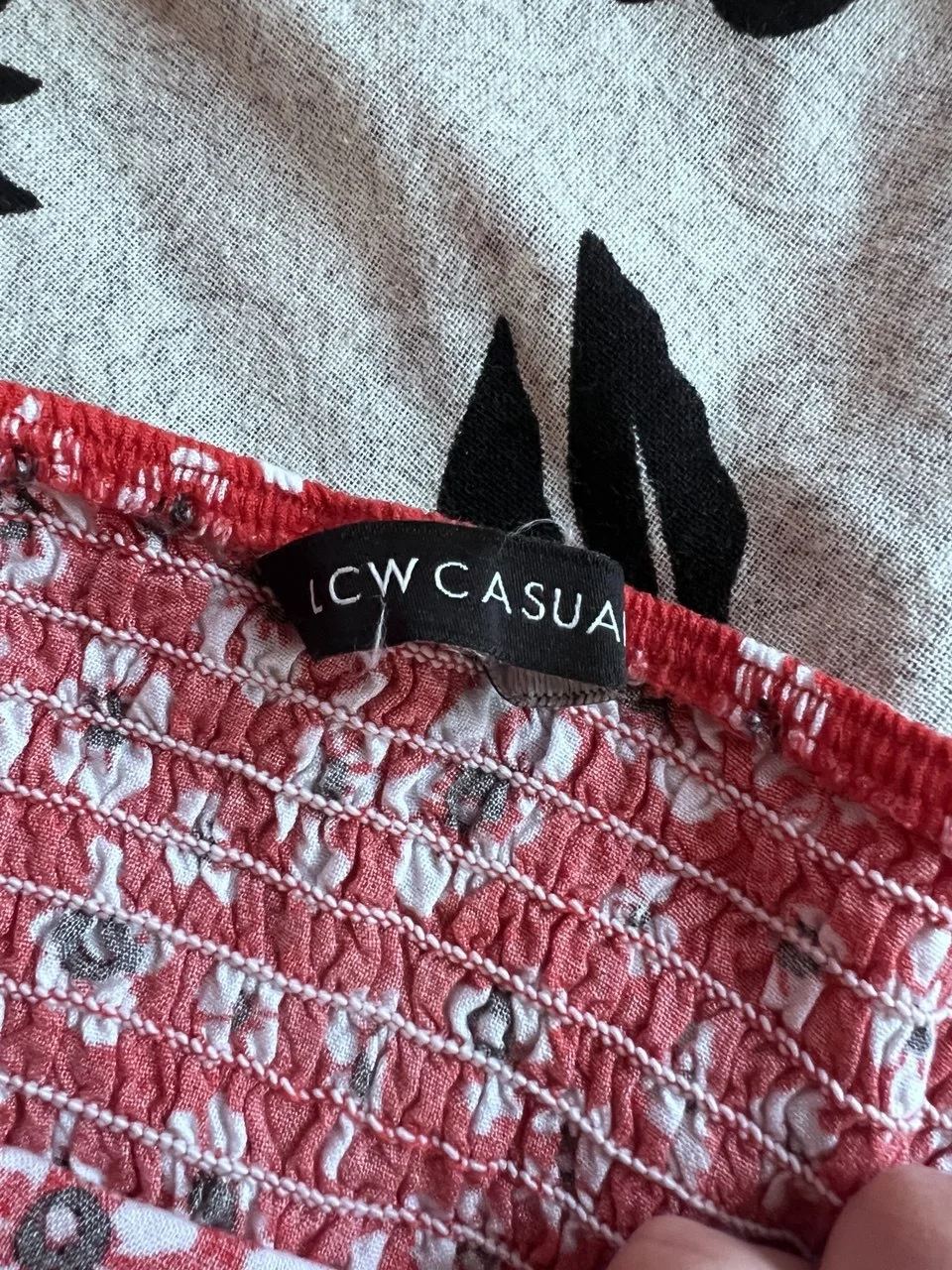 LC Waikiki Crvena Cvetna Haljina