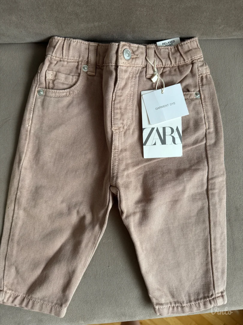 Zara bež/krem pantalonice za bebe *NOVO*
