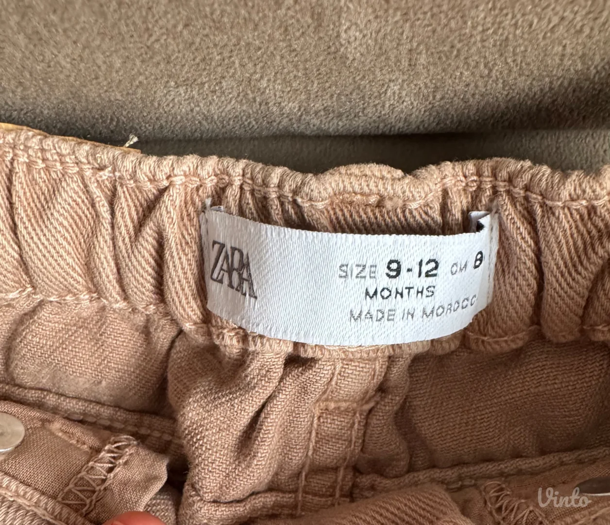 Zara bež/krem pantalonice za bebe *NOVO*