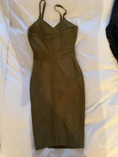 Maslinasto zelena haljina
