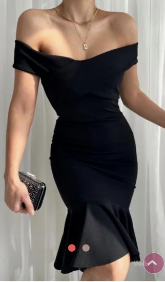 NOVO!! Elegantna crna haljina