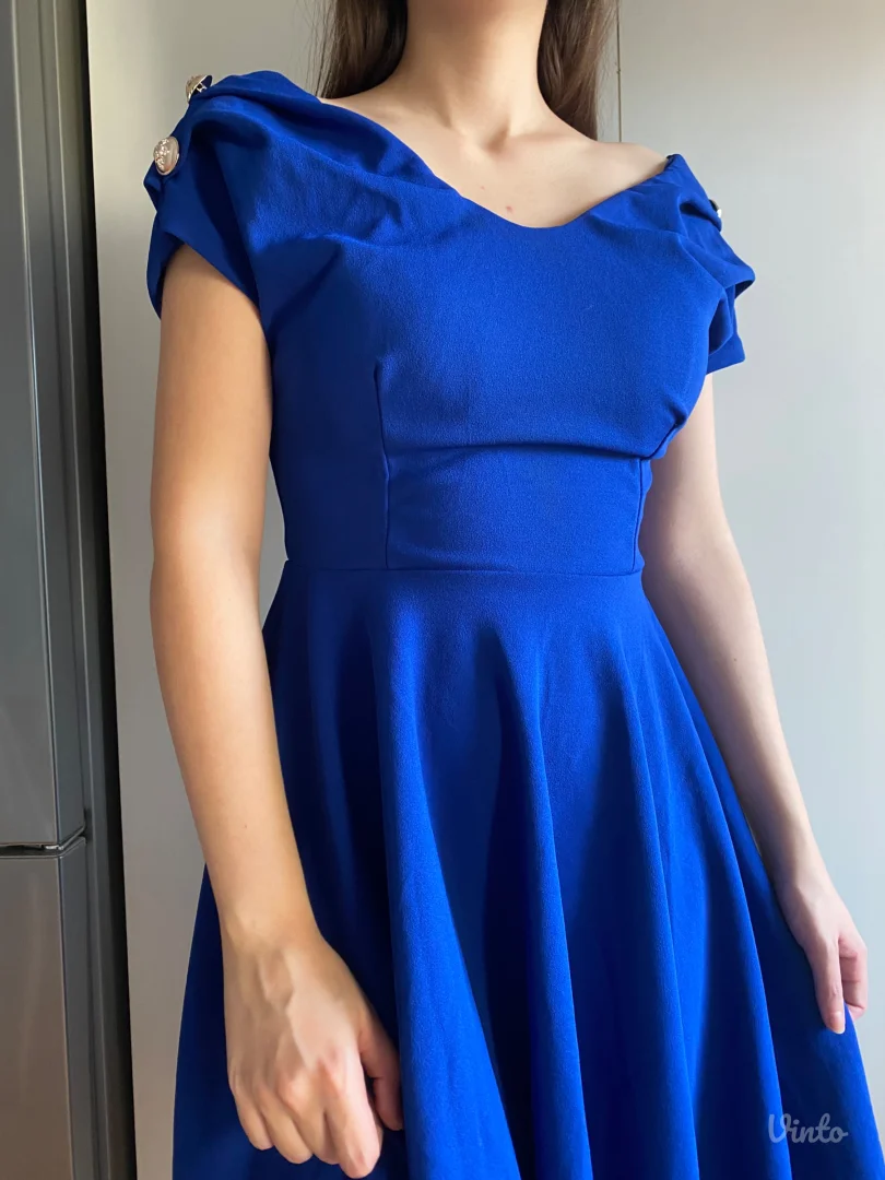 Kraljevsko plava haljina