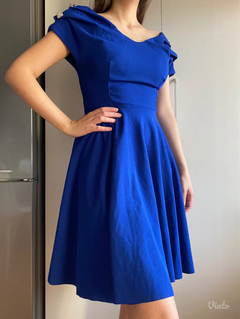 Kraljevsko plava haljina