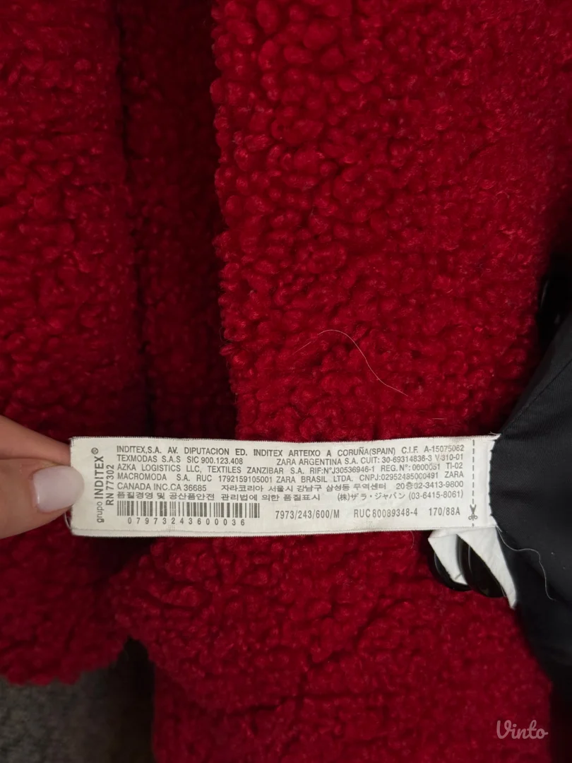 Zara teddy bundica/kaput