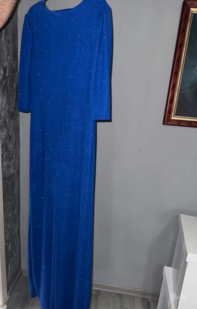 Plava zenska svecana haljina