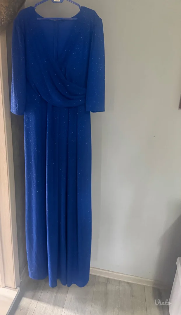 Plava zenska svecana haljina