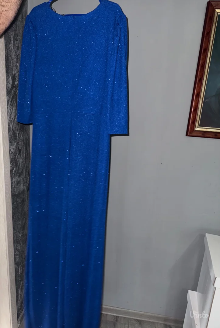 Plava zenska svecana haljina