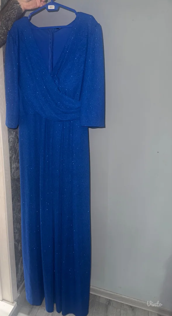 Plava zenska svecana haljina