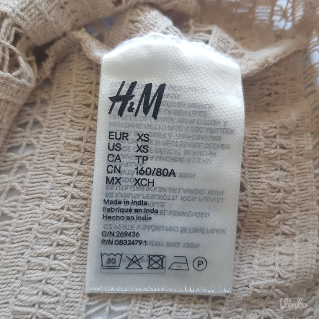 H&M koncana majica na bretele