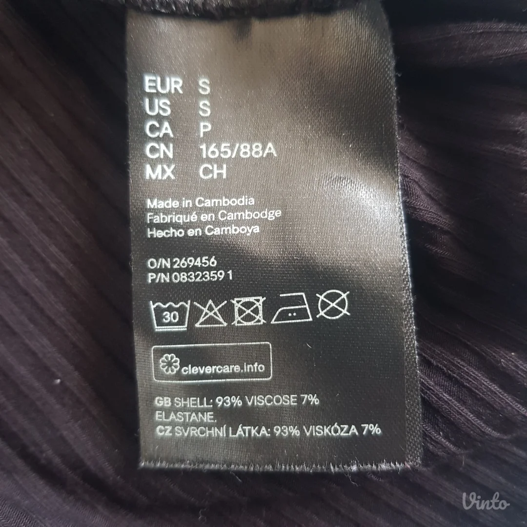 H&M rebrasta majica