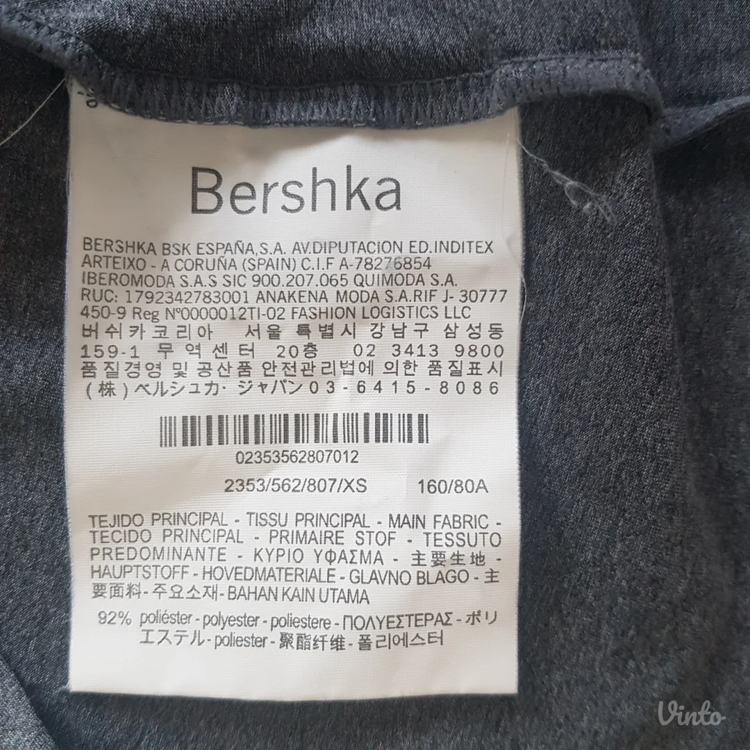 Bershka sportska majica sa otvorenom ledjima