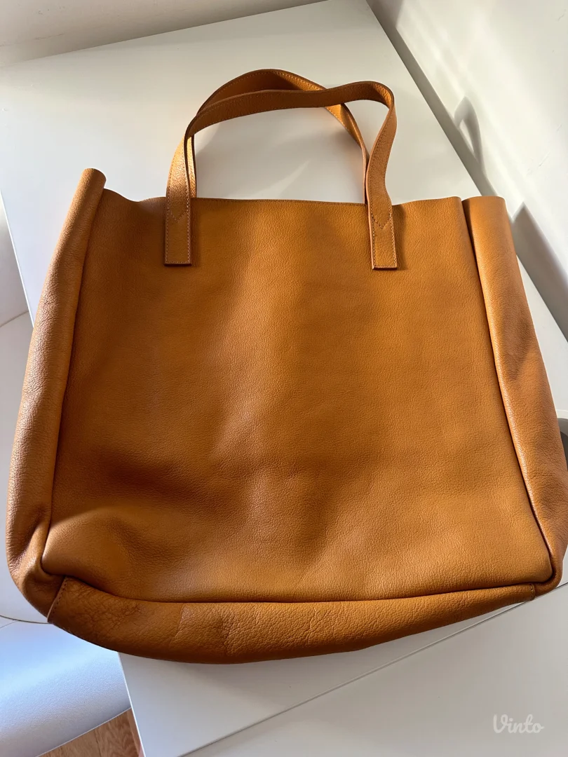 Manual kožna torba – prirodna koža, kao nova