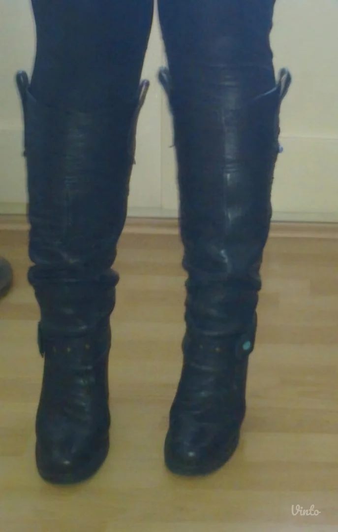 Ženske čizme od prave kože