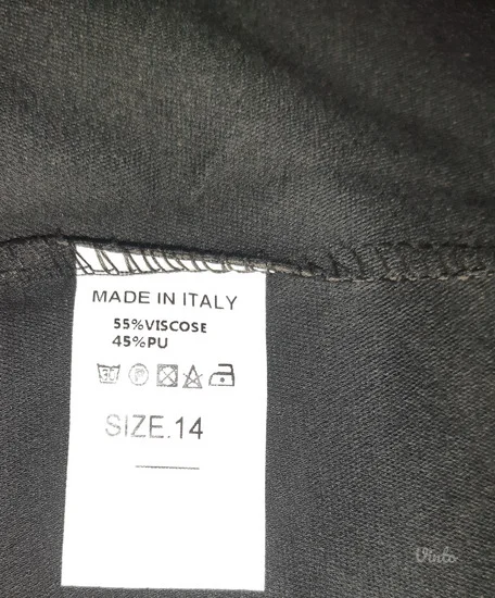 Boohoo mini kožna suknja NOVO