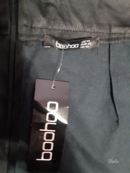 Boohoo mini kožna suknja NOVO