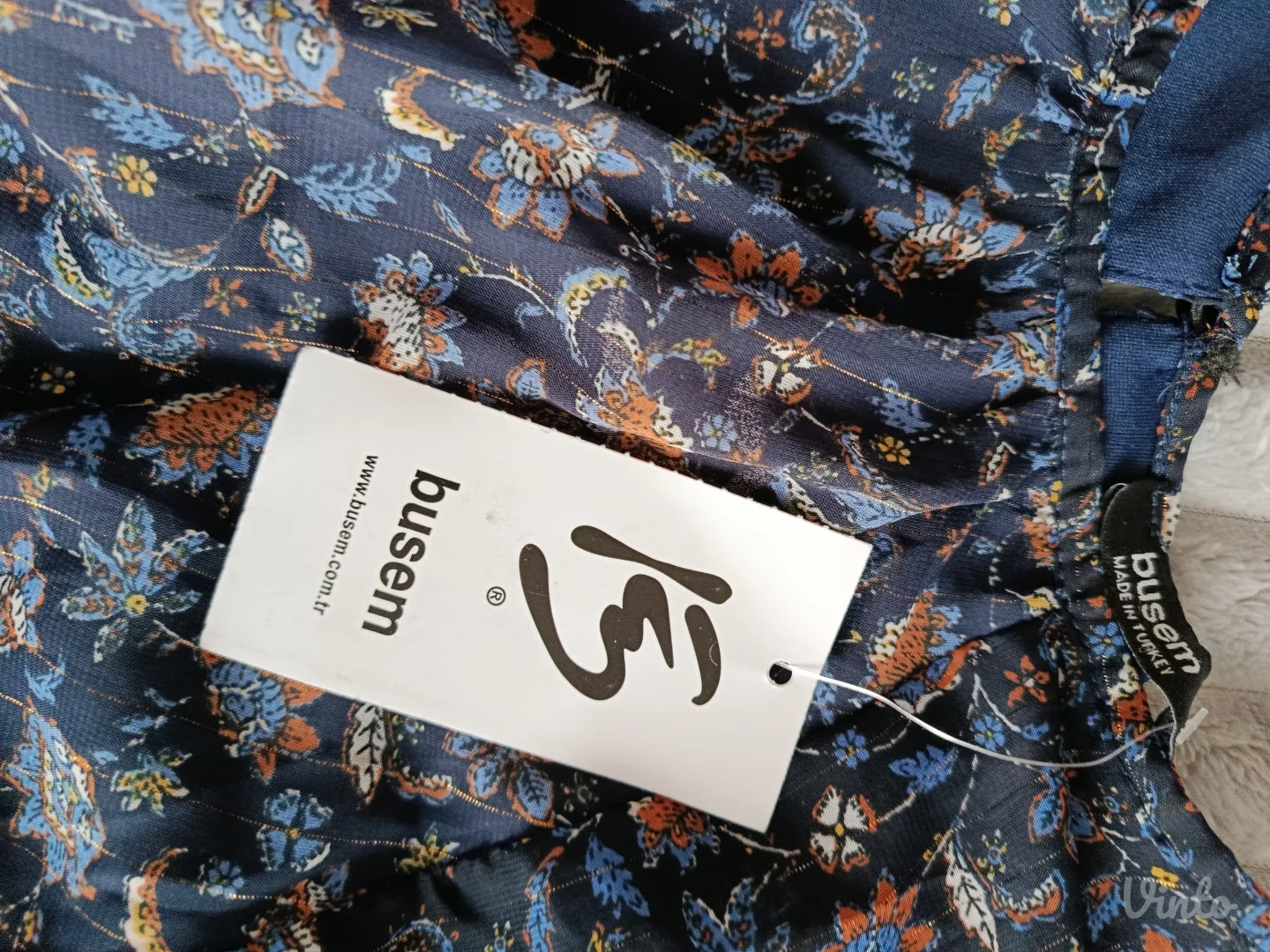 Boho teget haljina, Bisem, Turska, M vel, NOVO