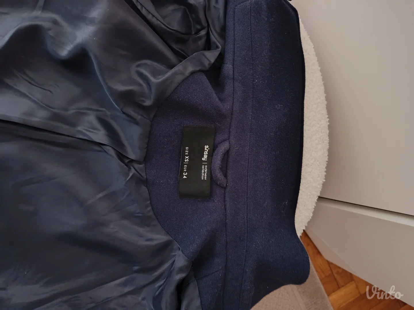 Sako zenski deblji teget, Sinsay, vel.XS(S)