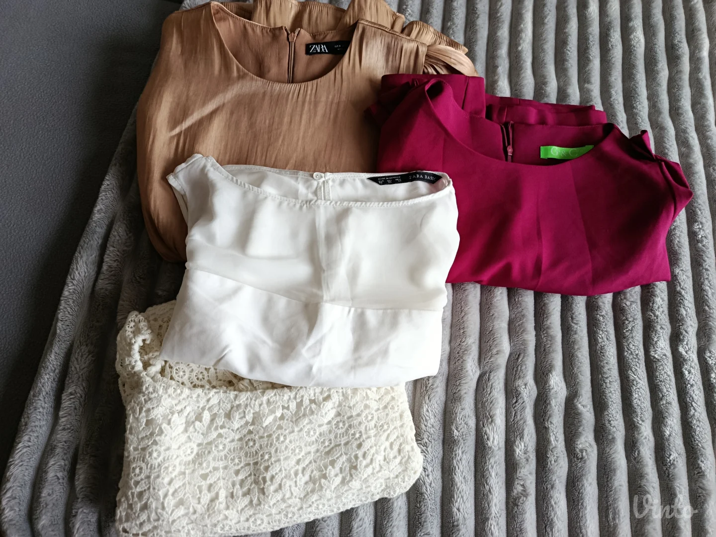 Bela Zara basic haljina, XS, NOVO