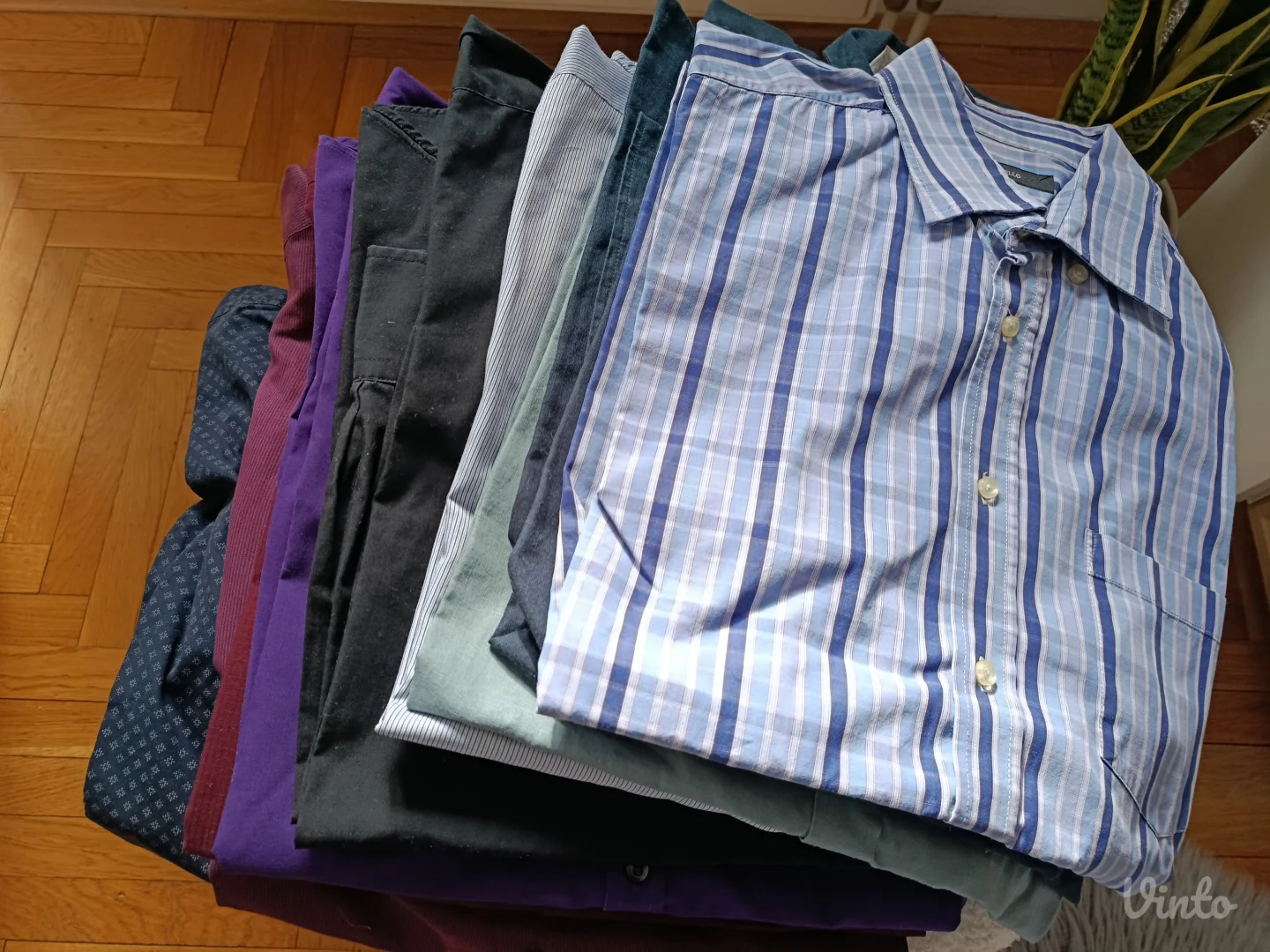 Muske kosulje, 2XL, kratki i dugi rukav, 9kom