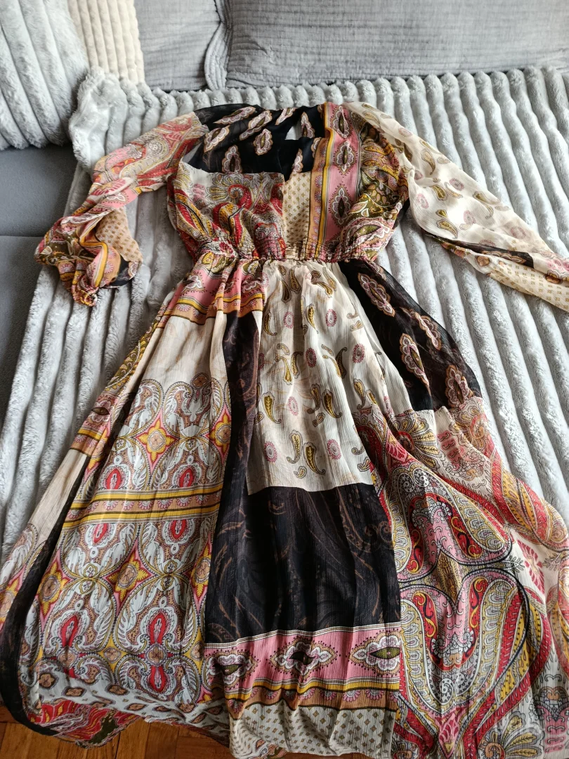 Zara boho haljina, S vel.