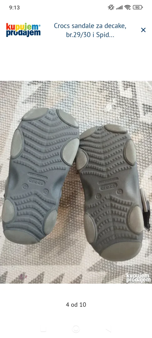 Crocs sandale za decake, 29/30, kao novo
