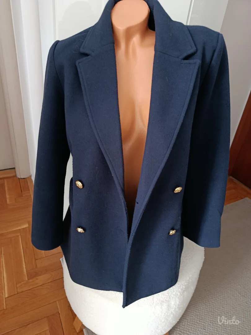 Sako zenski deblji teget, Sinsay, vel.XS(S)