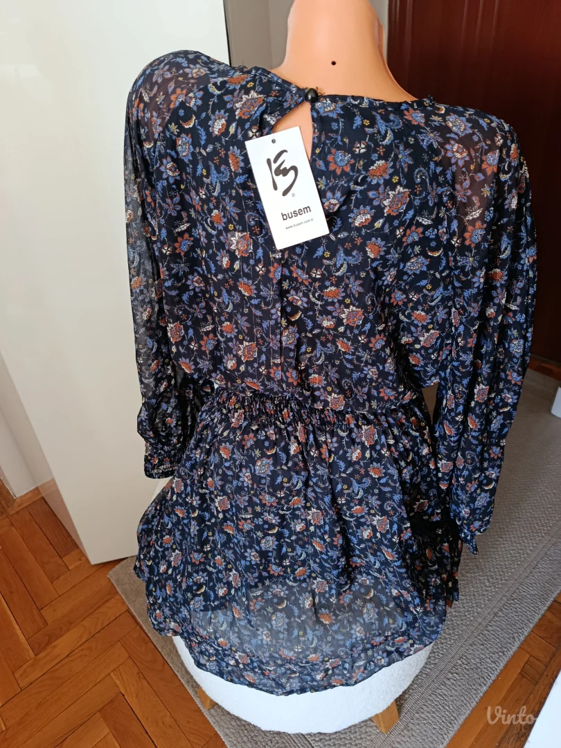 Boho teget haljina, Bisem, Turska, M vel, NOVO