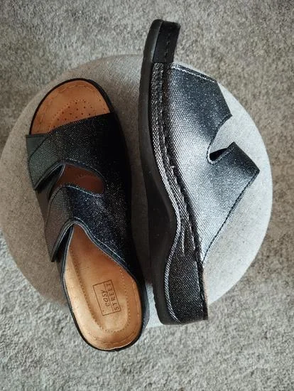 Crne zenske papuce, br.38, novo, Easy Street