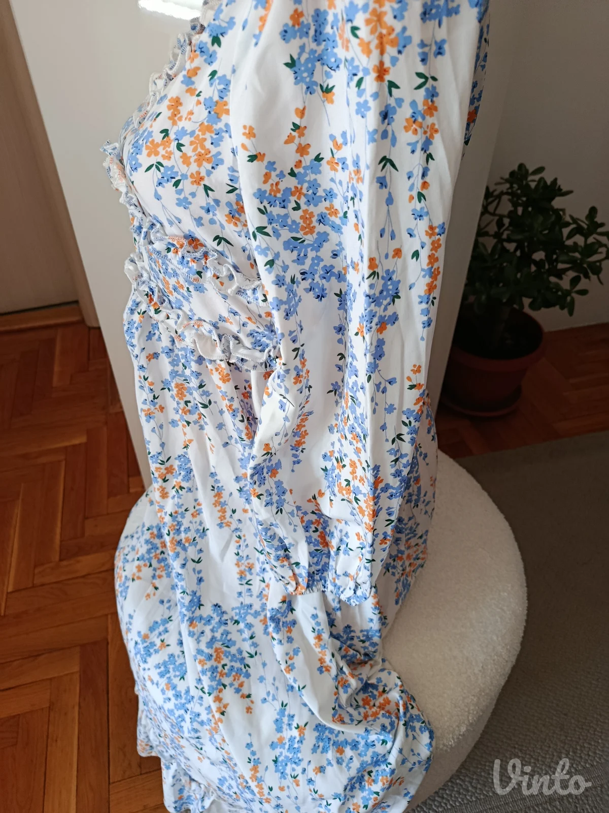 Haljina cvetna, S vel, Shein, romanticna