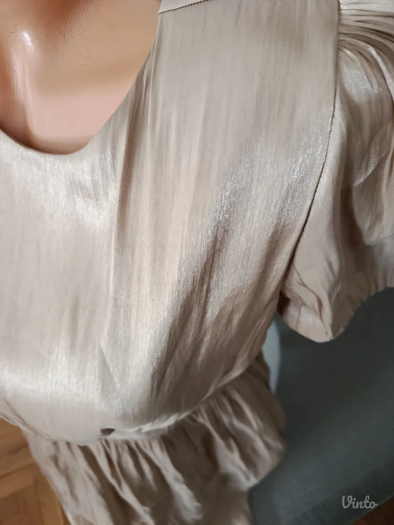 Zara zlatna haljina, vel.S