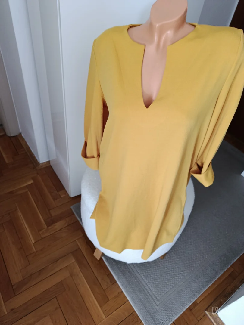 Zara haljina, S vel, oker zuta, kao nova
