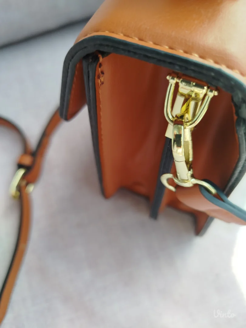 Braon torbica na rame, Shein, novo