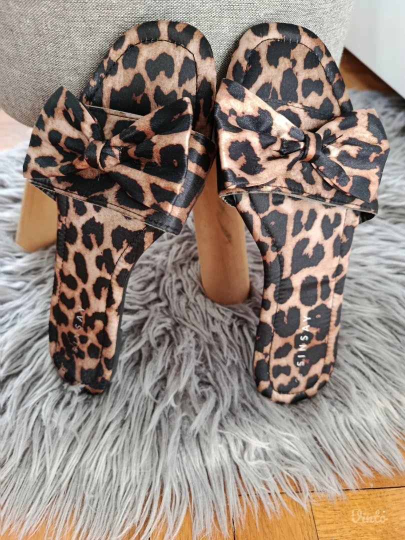 Sinsay animal print papuce, br.36