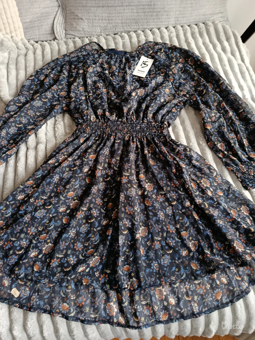 Boho teget haljina, Bisem, Turska, M vel, NOVO