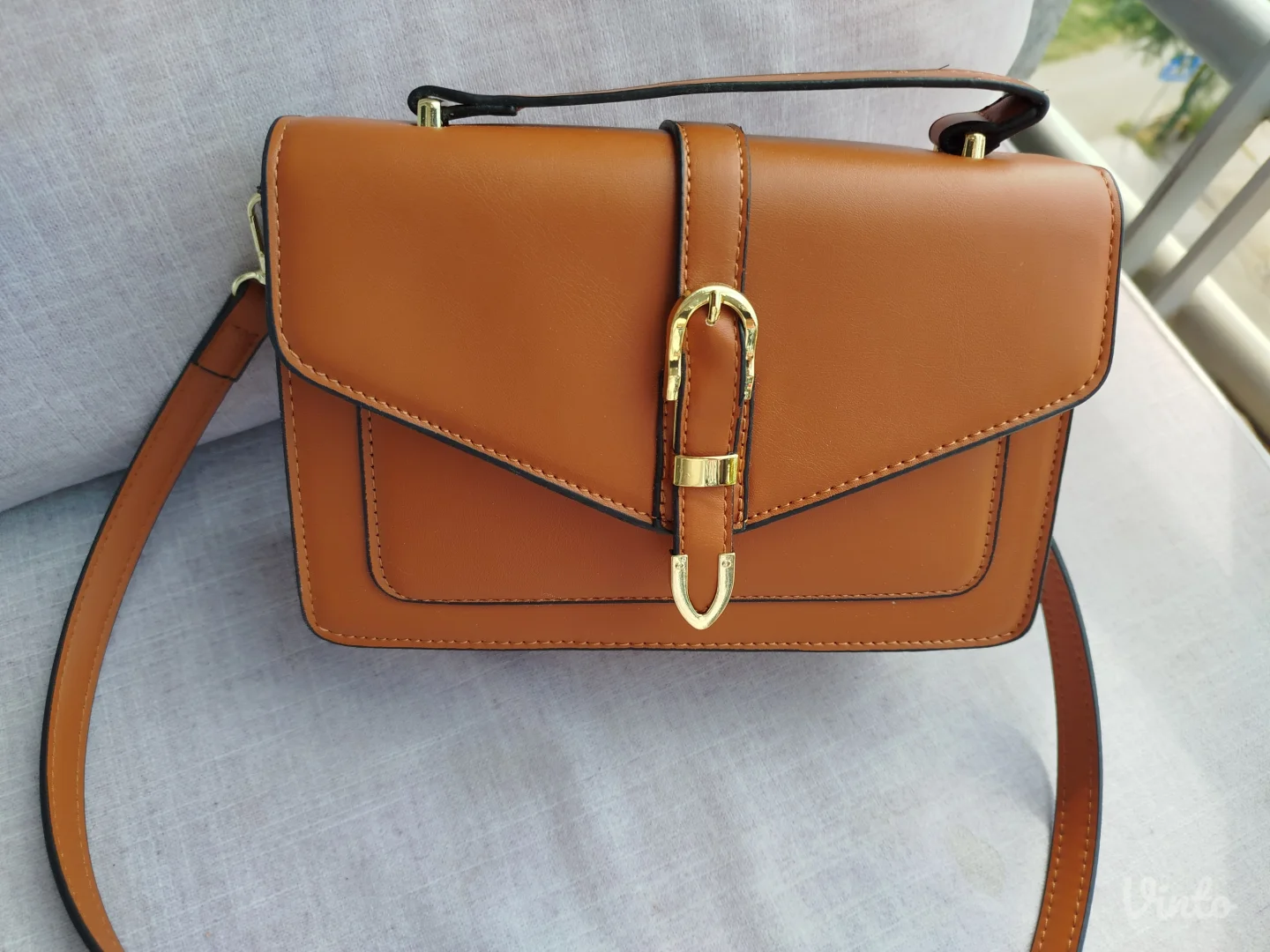 Braon torbica na rame, Shein, novo