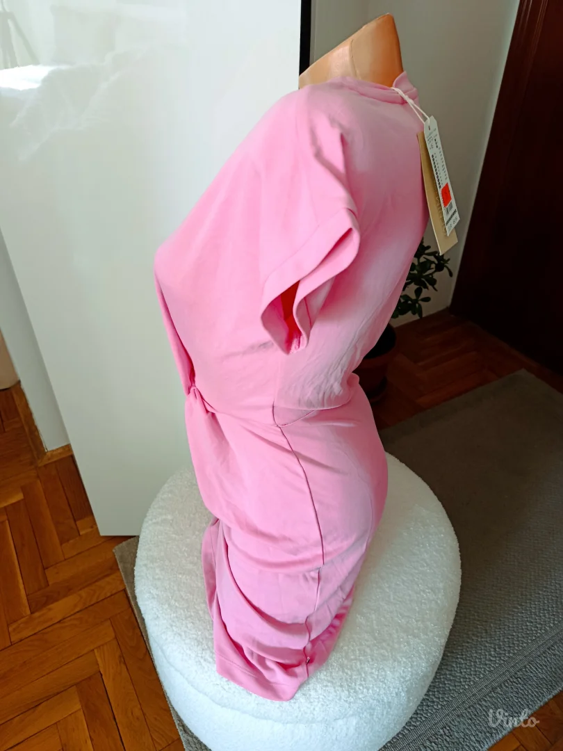 Tom Tailor, roza letnja haljina, XS/ S, NOVO