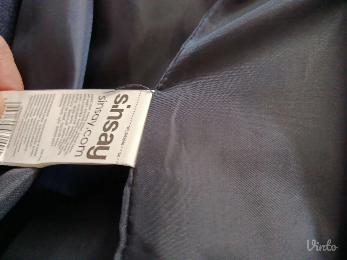 Sako zenski deblji teget, Sinsay, vel.XS(S)