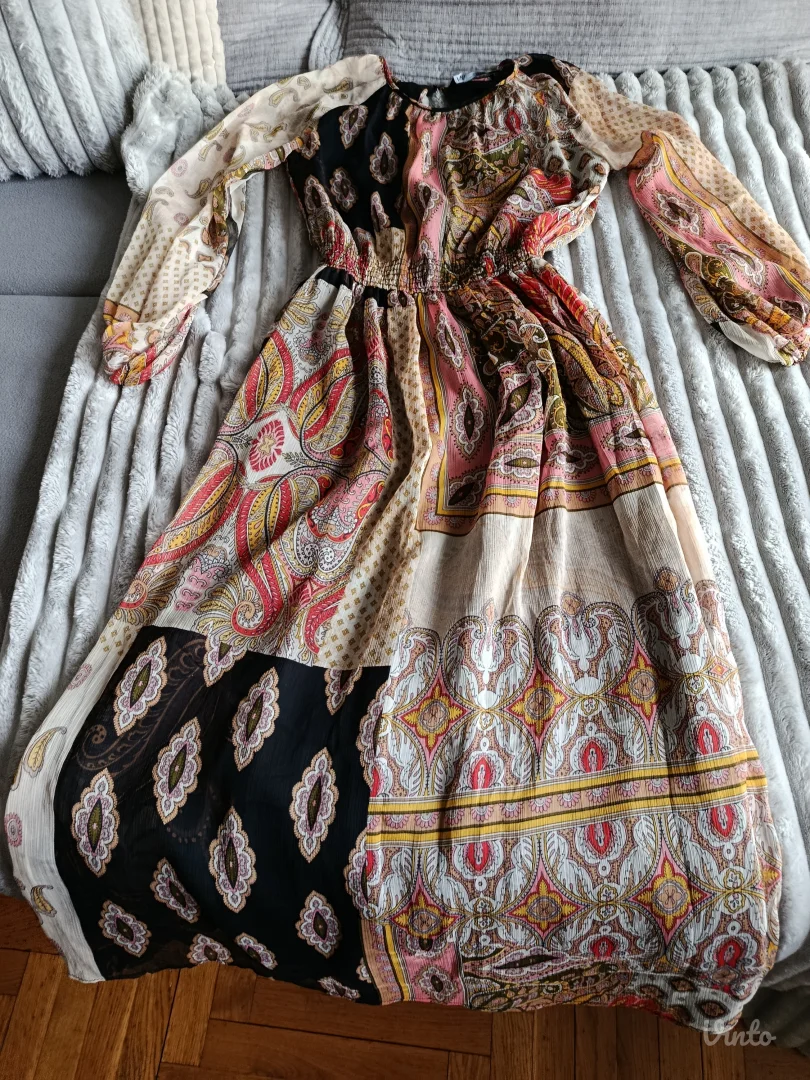 Zara boho haljina, S vel.