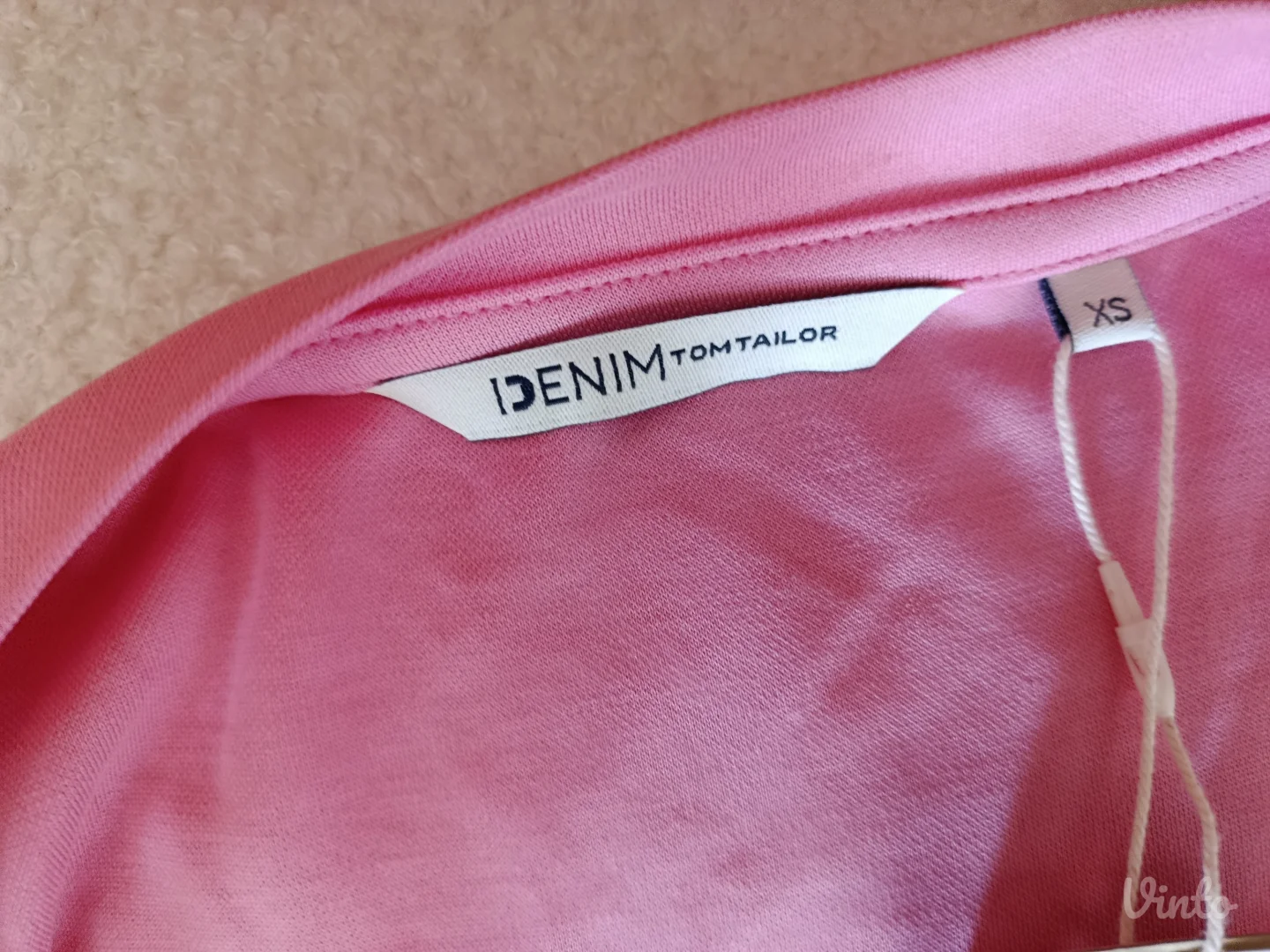 Tom Tailor, roza letnja haljina, XS/ S, NOVO